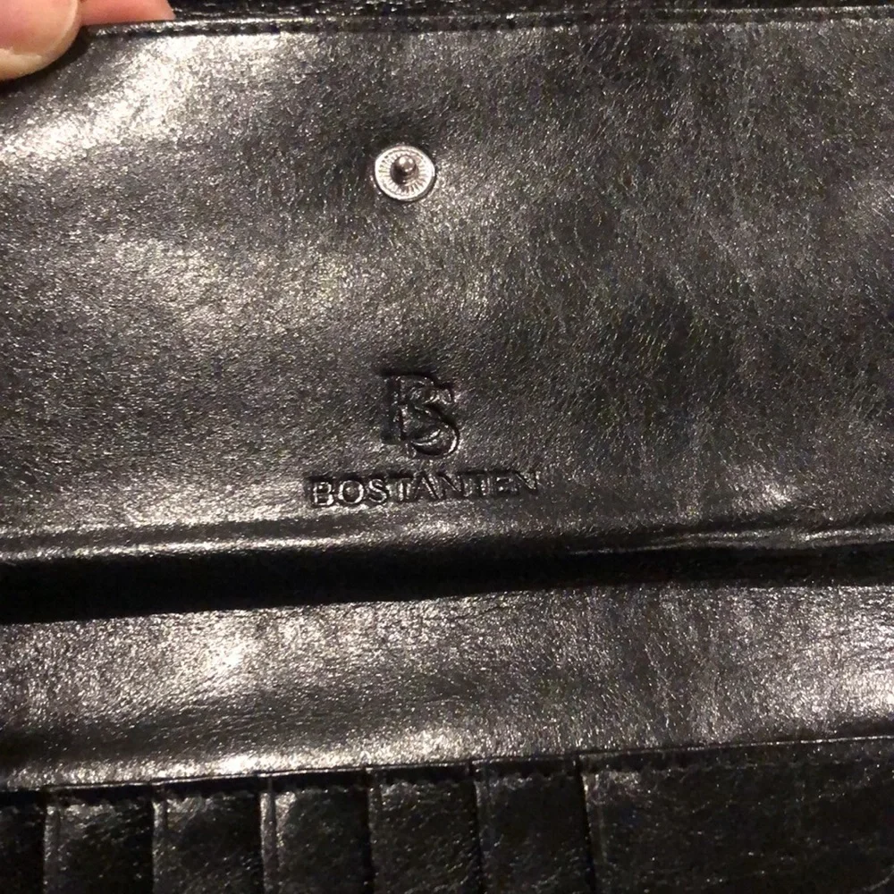 Bostanten Black Leather Wallet - Picture 4 of 10